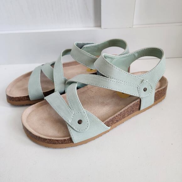 BARETRAPS Women's 8 Porter Mint Green Strappy Casual Sandal  NEW - Picture 1 of 10